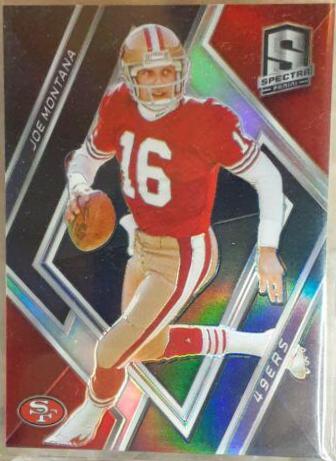 Joe Montana #3 Football Cards 2018 Panini Spectra