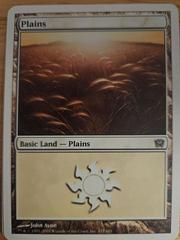 Plains [White Border] #333 Magic 9th Edition Prices
