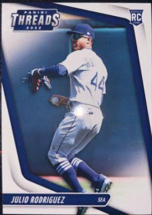 Julio Rodriguez #15 Baseball Cards 2022 Panini Chronicles Threads