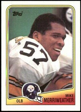 Mike Merriweather #173 Football Cards 1988 Topps