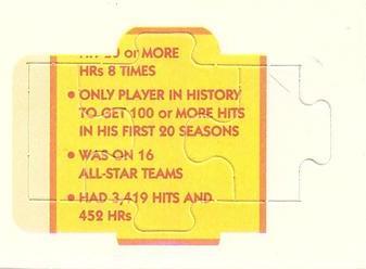 Carl Yastrzemski Puzzle Pieces #46, 47, 48 Baseball Cards 1990 Donruss