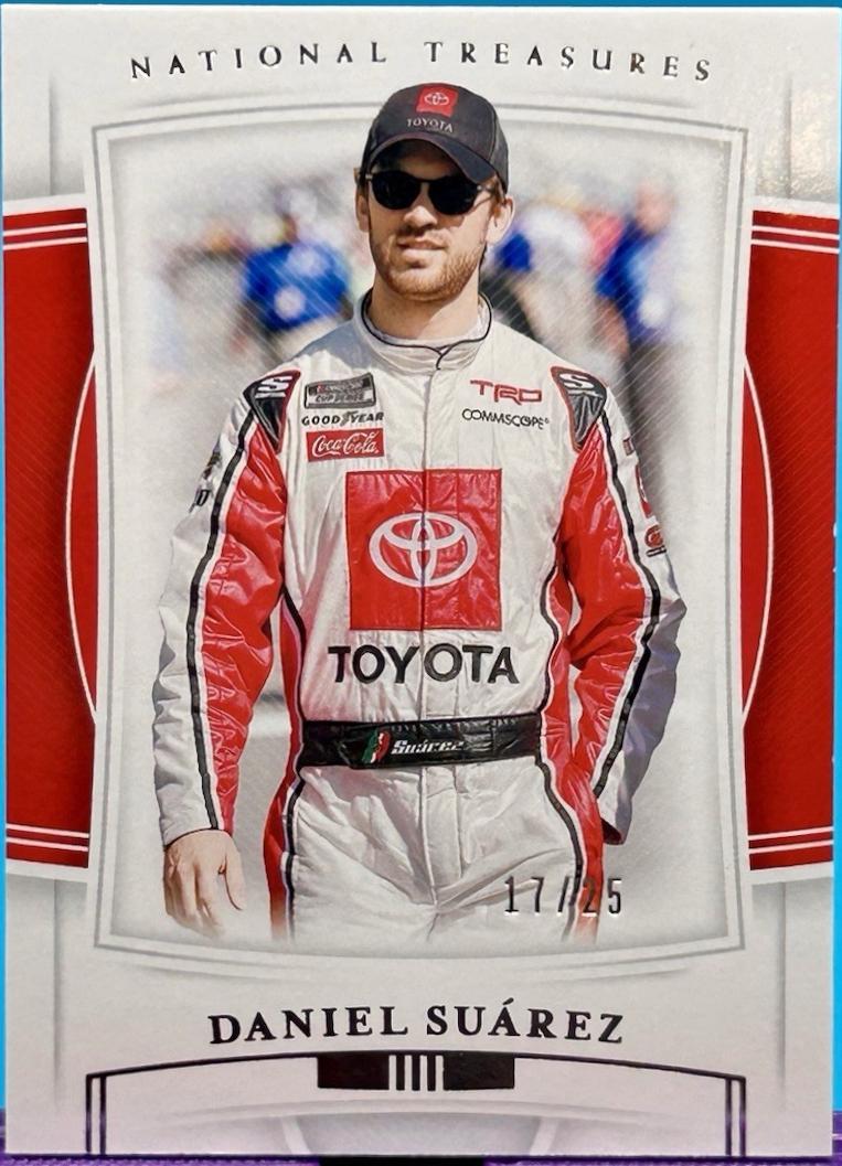 Daniel Suarez #4 Racing Cards 2020 Panini National Treasures NASCAR