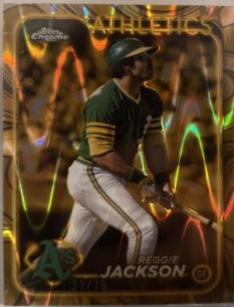 Reggie Jackson [Gold RayWave Refractor] #64