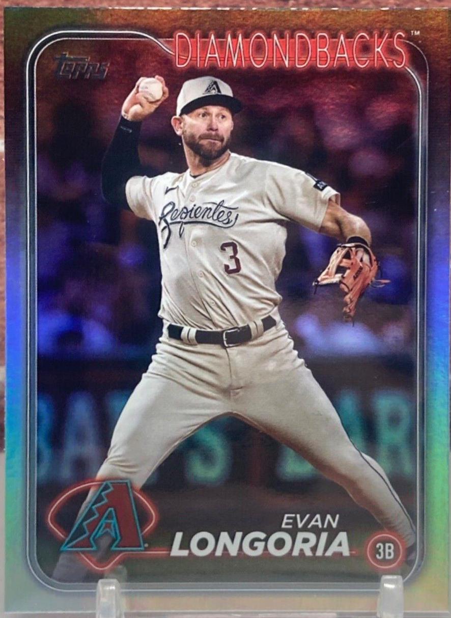 Evan Longoria [Rainbow Foil] (2024 Topps)