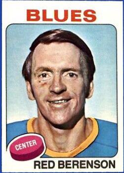 Red Berenson #22 Hockey Cards 1975 O-Pee-Chee
