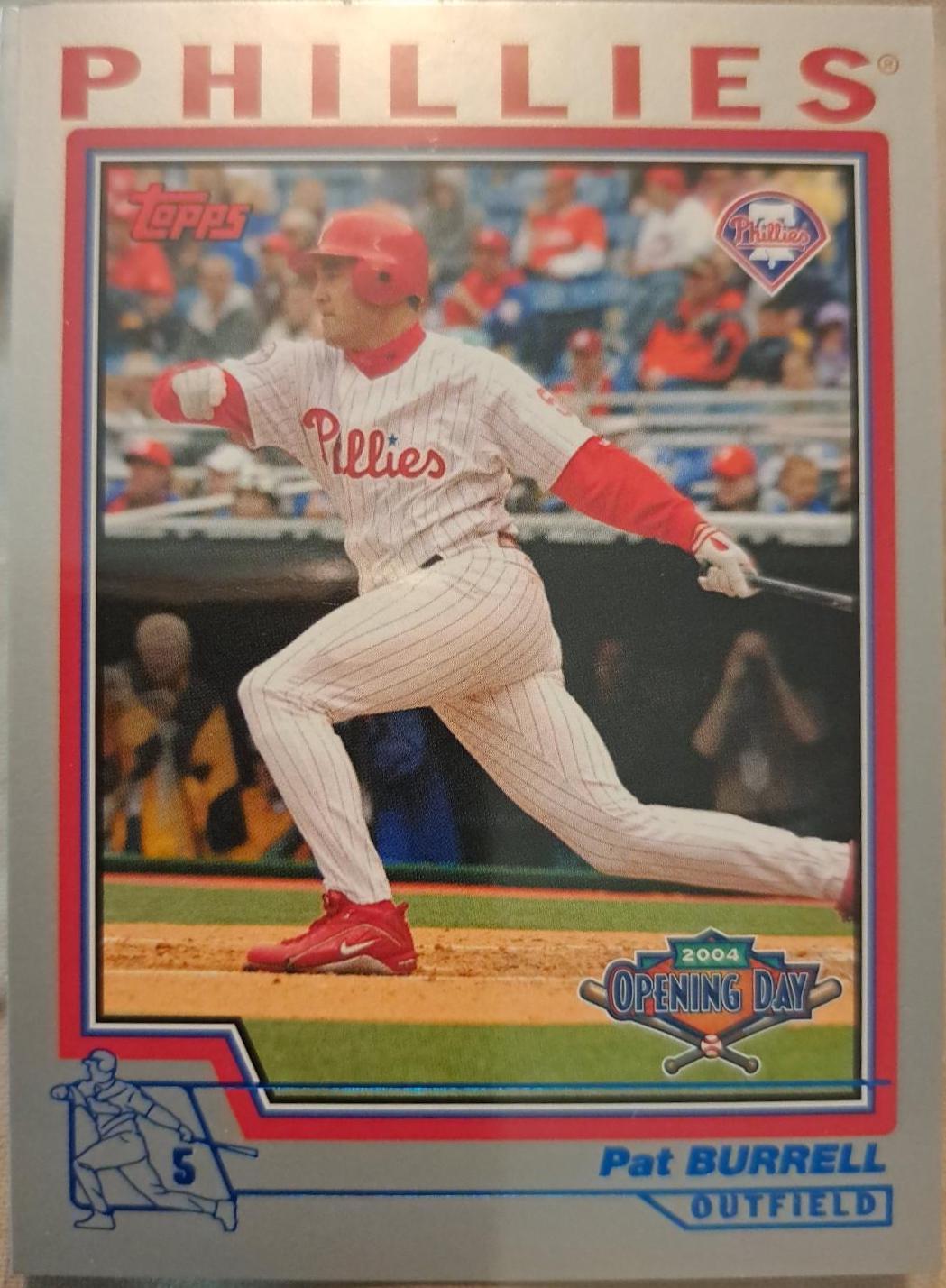 Pat Burrell #114 Baseball Cards 2004 Topps Opening Day