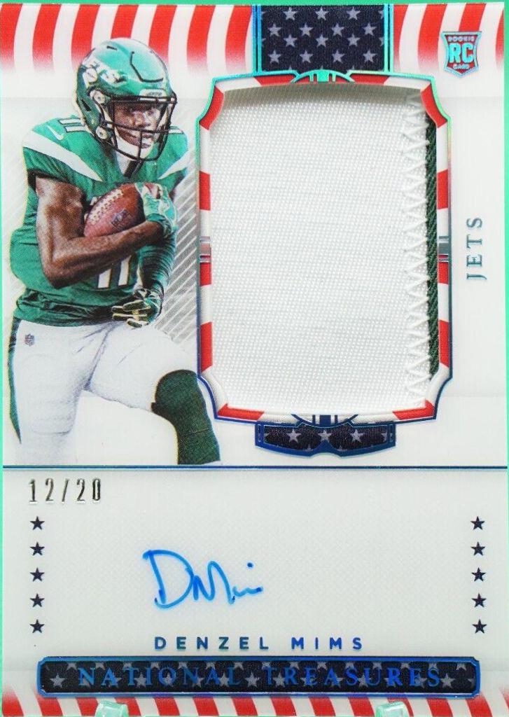 Denzel Mims [Patch Autograph Stars & Stripes] #183