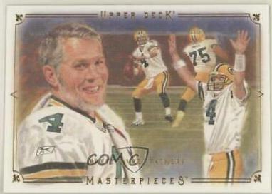 Brett Favre #8 Football Cards 2008 Upper Deck Masterpieces