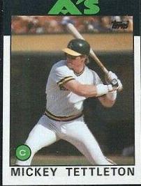 Mickey Tettleton #457 Baseball Cards 1986 Topps