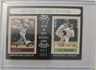 Ken Griffey Jr. / Larry Walker