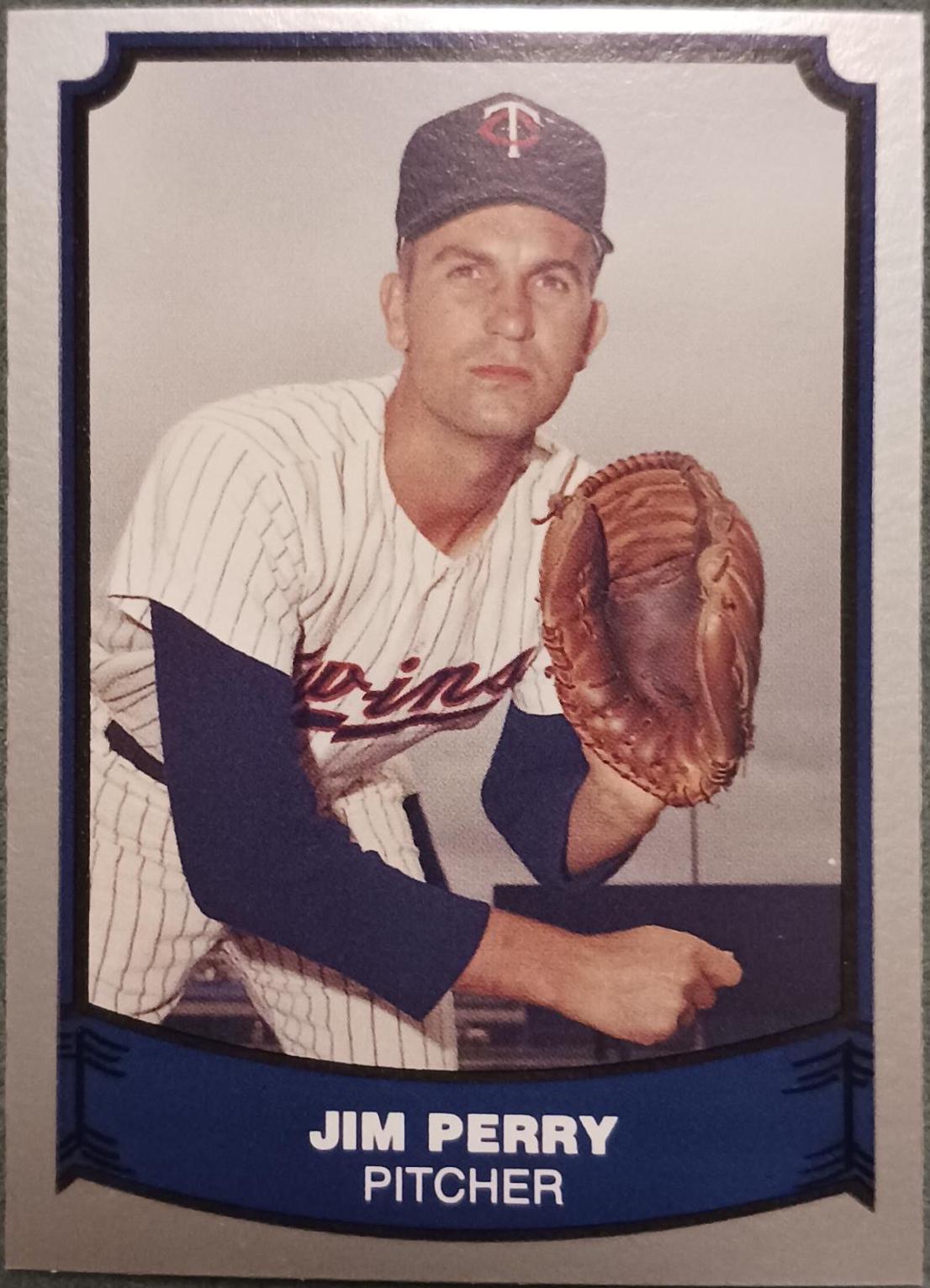 Jim Perry #18 Baseball Cards 1989 Pacific Legends