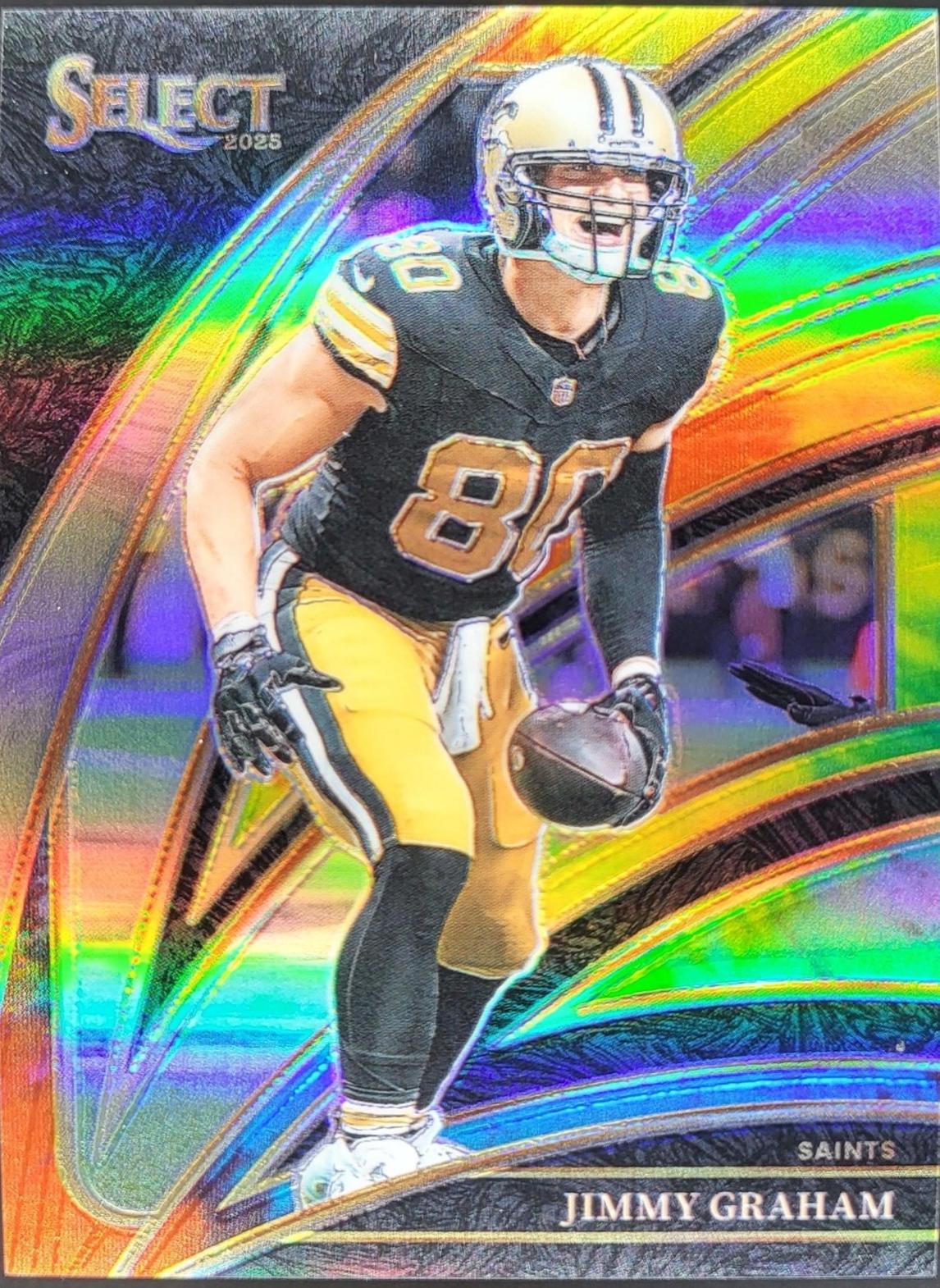 Jimmy Graham [Tie-Dye Prizm] #249 Prices | 2025 Panini Select ...