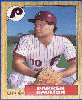 Darren Daulton #57 Baseball Cards 1987 O Pee Chee