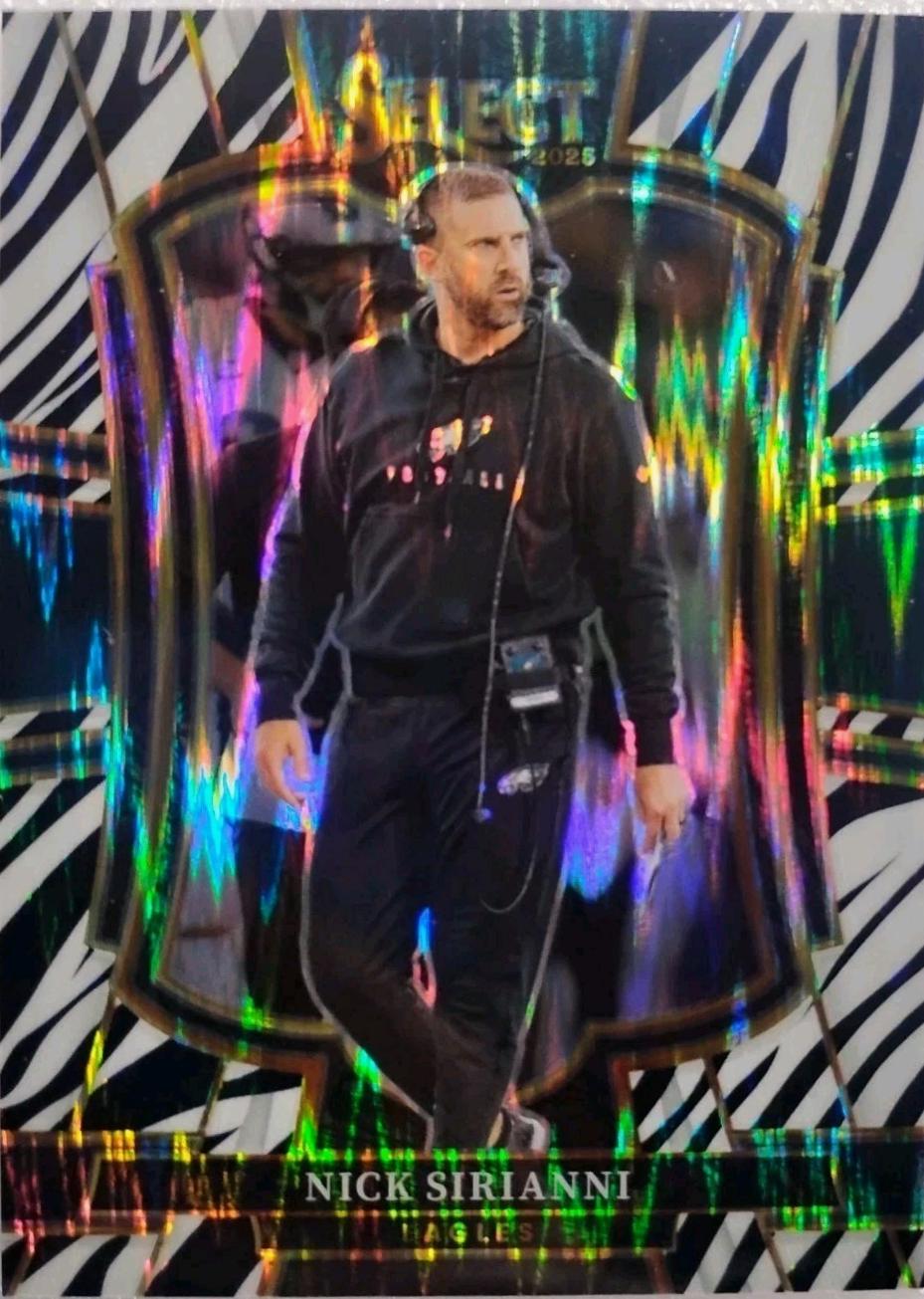 Nick Sirianni [Zebra Prizm Shock] #192