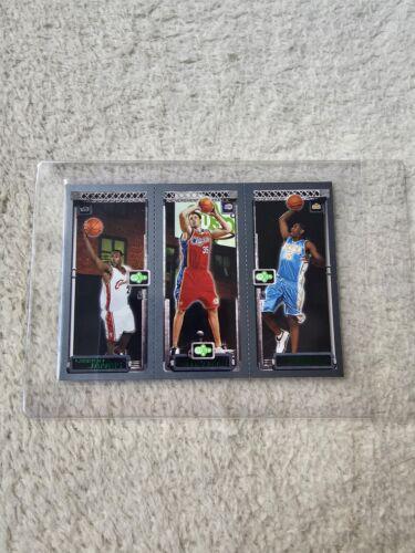 LeBron James, Chris Kaman, Carmelo Anthony #111 Basketball Cards 2003 Topps Rookie Matrix Mini