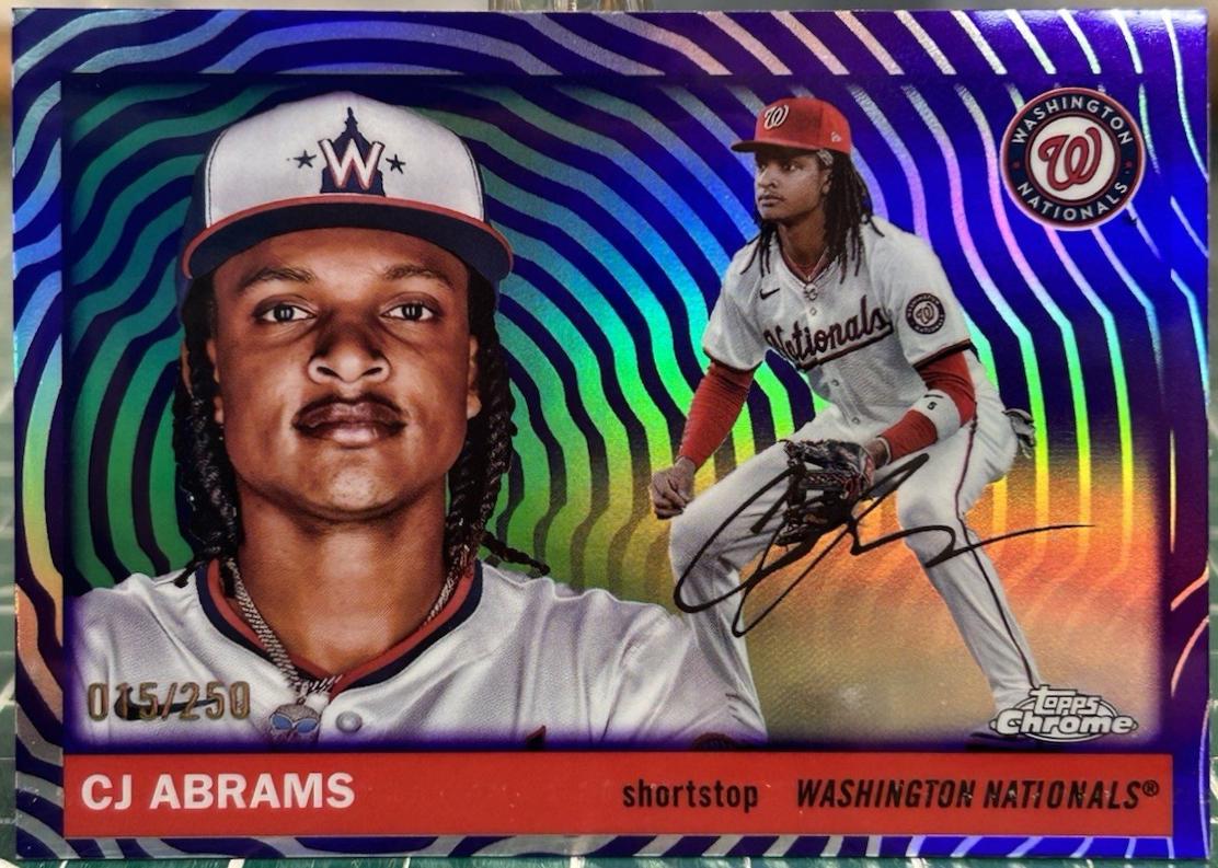 2025 CJ Abrams [Vibrations Refractor] #101