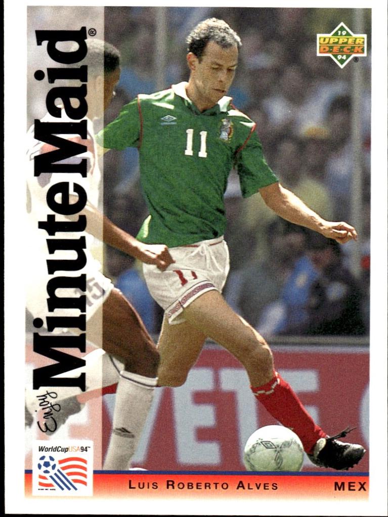 Luis Roberto Alves #20 1994 Upper Deck Minute Maid World Cup Soccer