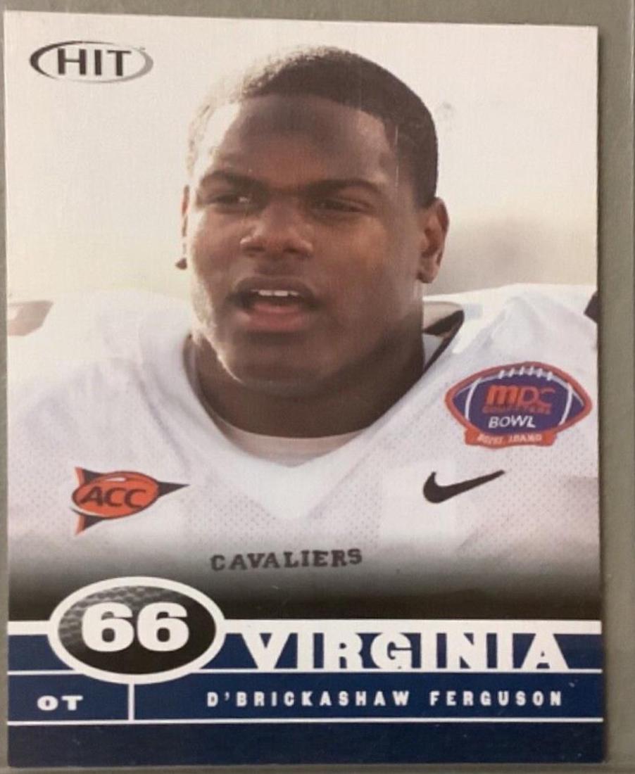D'Brickashaw Ferguson #46 Football Cards 2006 Sage Hit