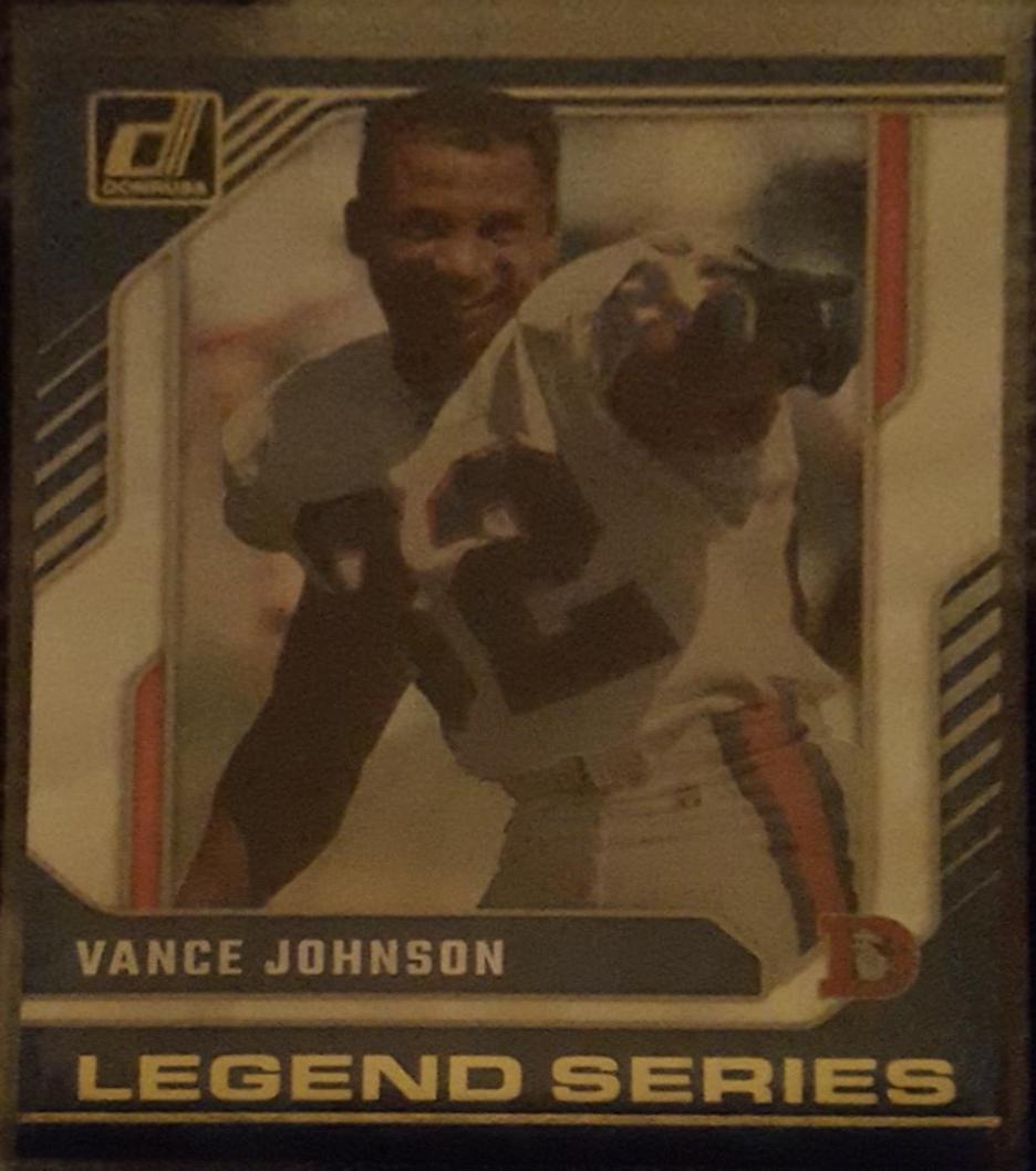 Vance Johnson #18 Football Cards 2024 Panini Donruss Legend Series