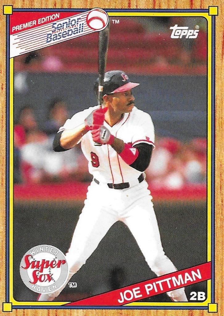 Joe Pittman #19 Baseball Cards 1989 Topps Senior League