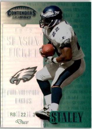 Duce Staley #40 1999 Playoff Contenders Football