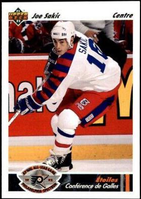 Joe Sakic #616 1991 Upper Deck French Hockey