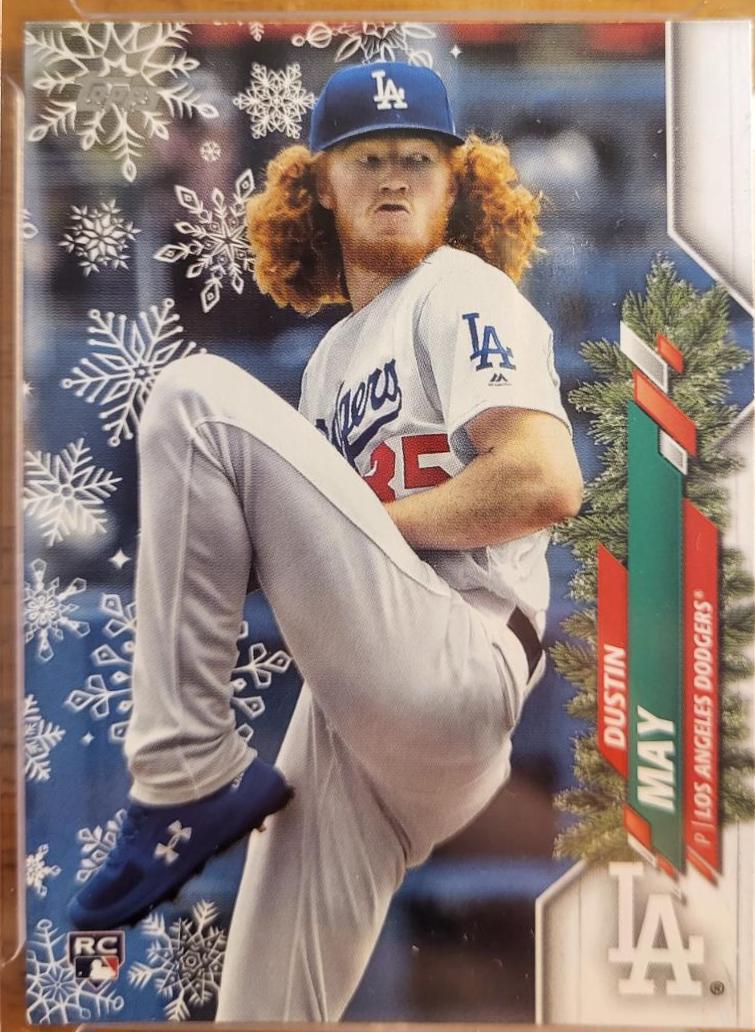 Dustin May #HW62 Baseball Cards 2020 Topps Holiday