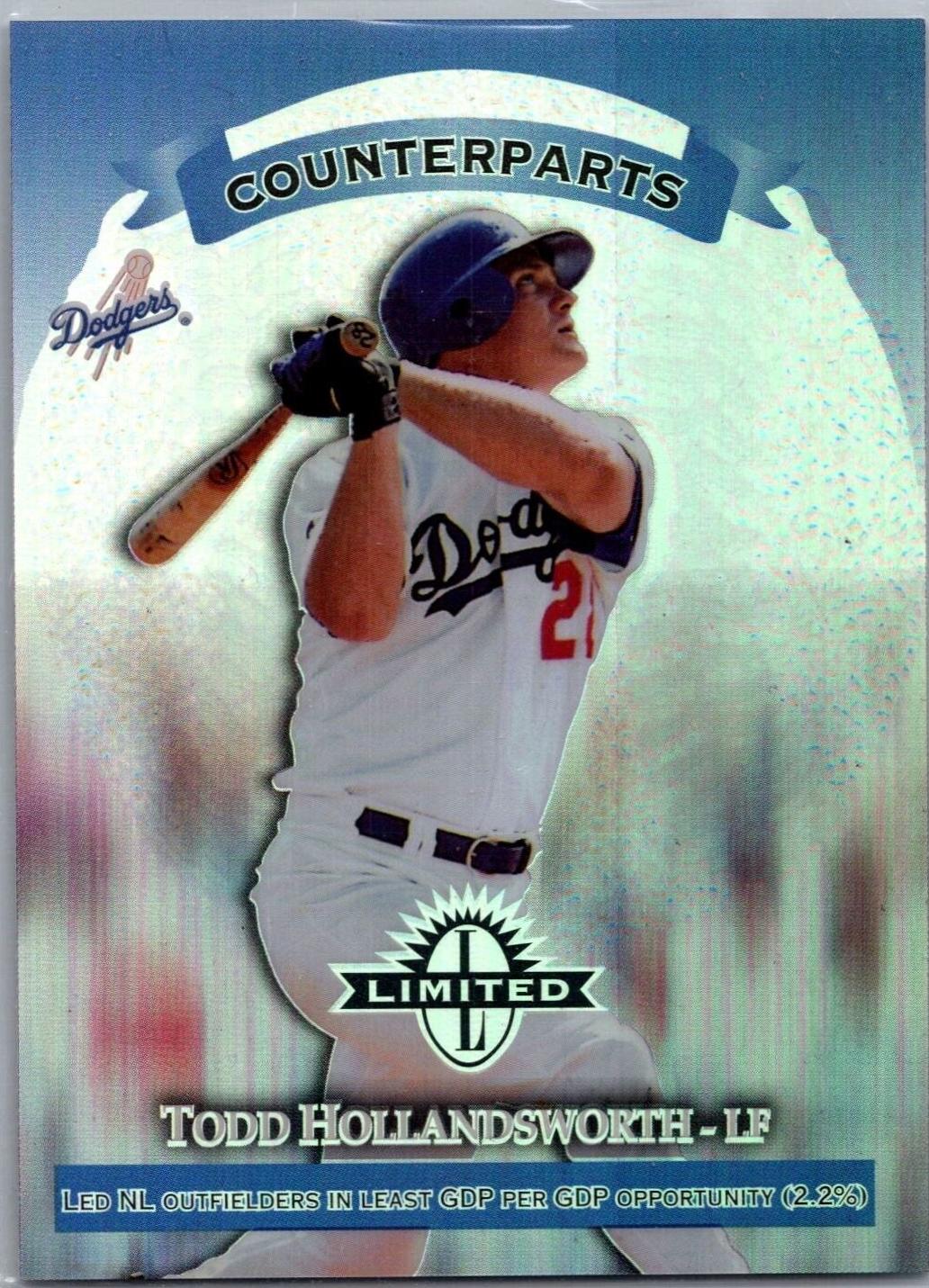 Todd Hollandsworth, Bob Abreu #15 Baseball Cards 1997 Panini Donruss Limited