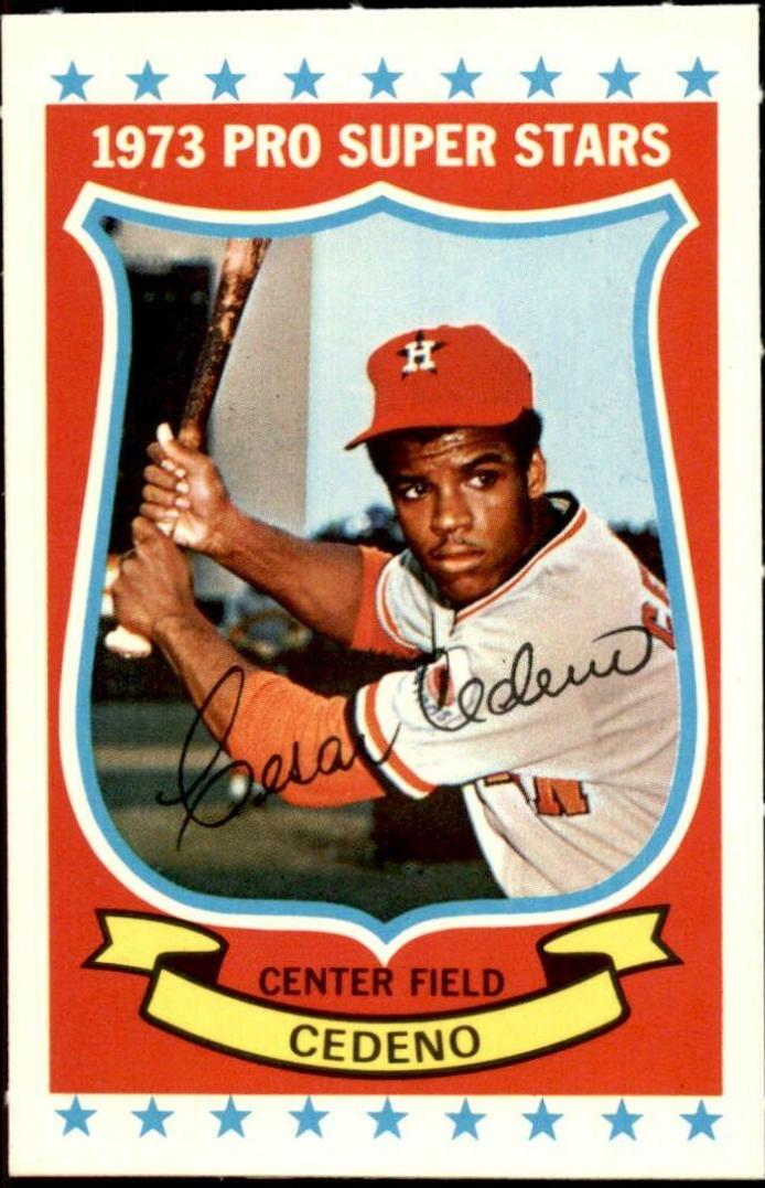 Cesar Cedeno #13 Baseball Cards 1973 Kellogg's