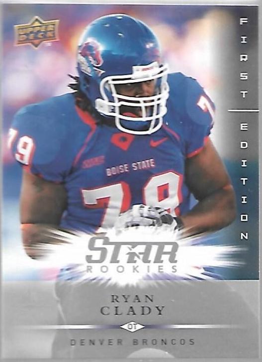 Ryan Clady #188 Football Cards 2008 Upper Deck First Edition
