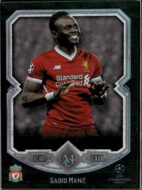 Sadio Mane #13 Soccer Cards 2017 Topps Museum Collection UEFA Champions League