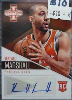 Kendall Marshall #46 Basketball Cards 2012 Panini Innovation Rookie Autographs
