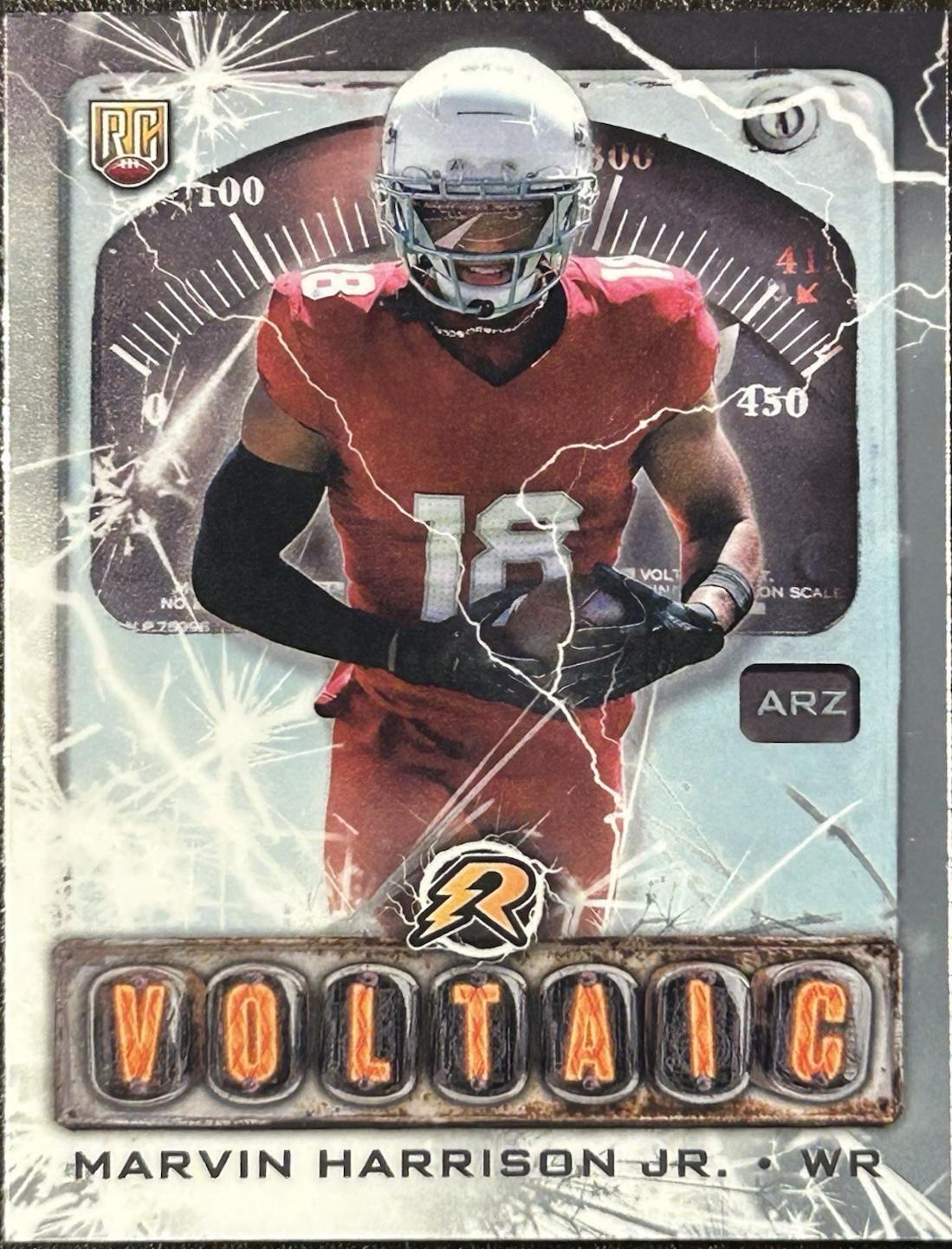 Marvin Harrison Jr. #V-5 Football Cards 2024 Topps Resurgence Voltaic