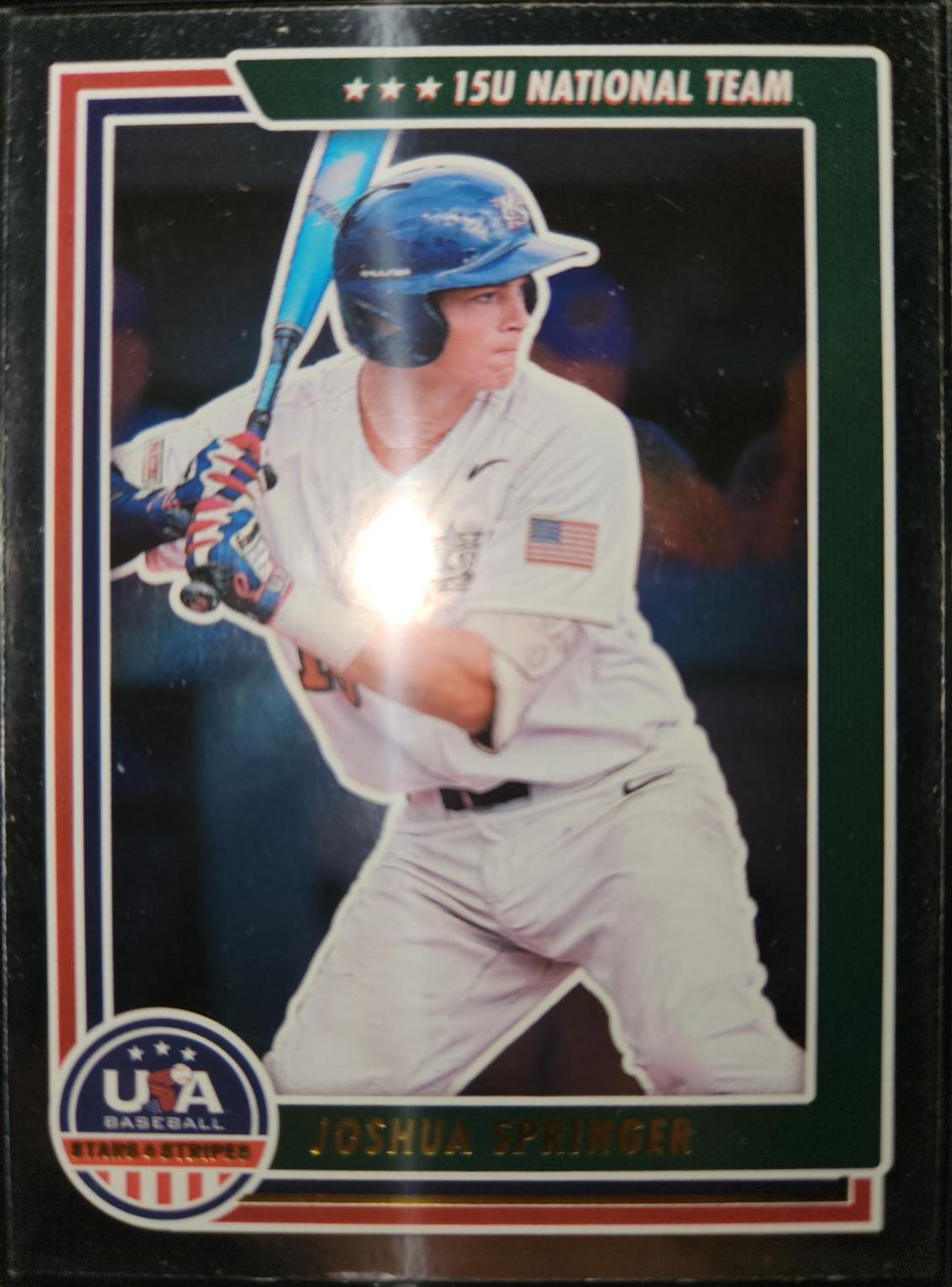 Joshua Springer #85 Baseball Cards 2022 Panini Stars & Stripes USA