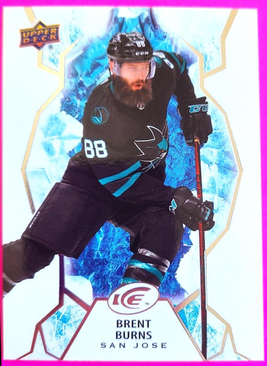 Brent Burns #45 2021-22 Upper Deck Ice Hockey