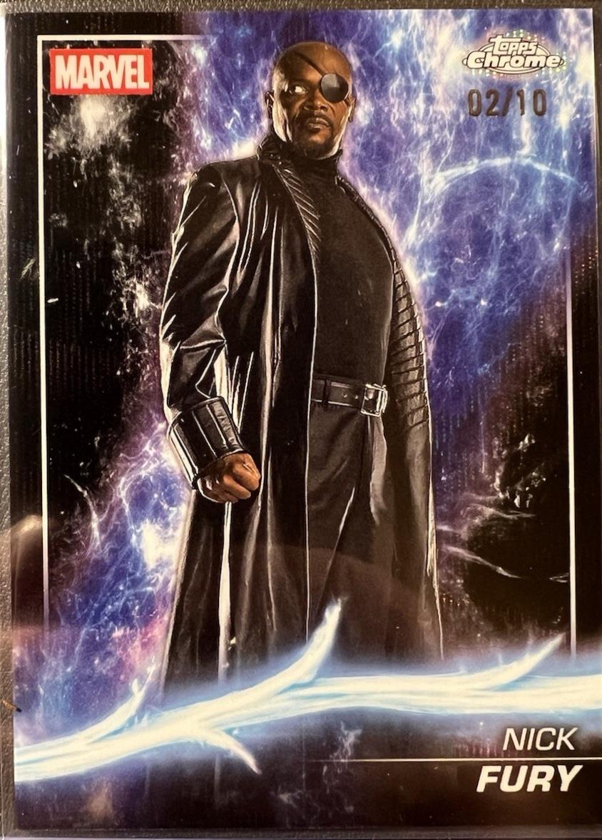Nick Fury [Black Refractor] #9