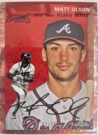 Matt Olson [Cream Rose Gold Refractor] #199