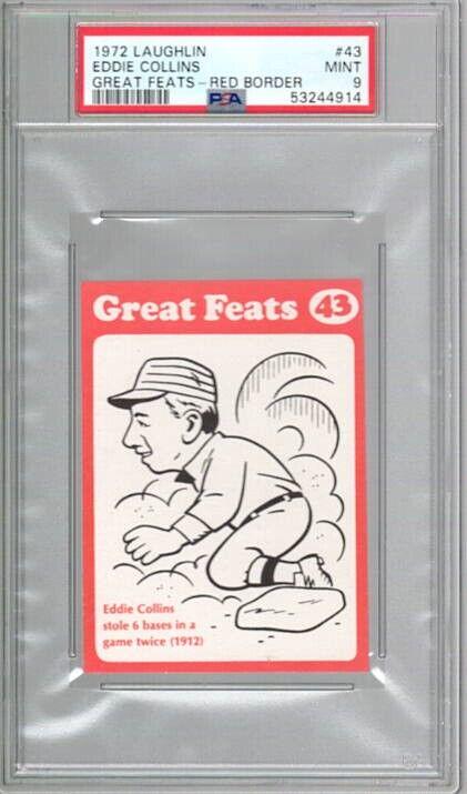 1972 Eddie Collins [Red Border] #43
