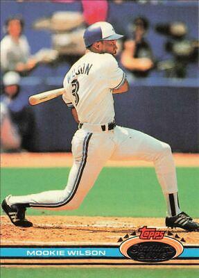 Mookie Wilson #99 Baseball Cards 1991 Stadium Club