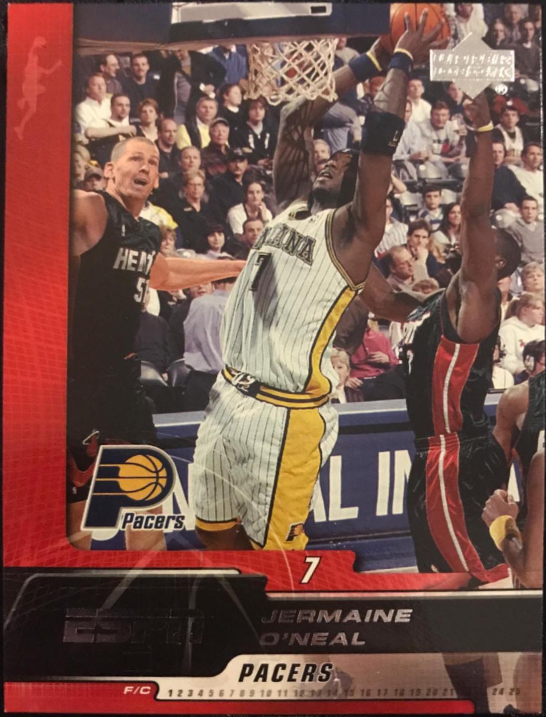 Jermaine O’Neal #31 Basketball Cards 2005 Upper Deck ESPN