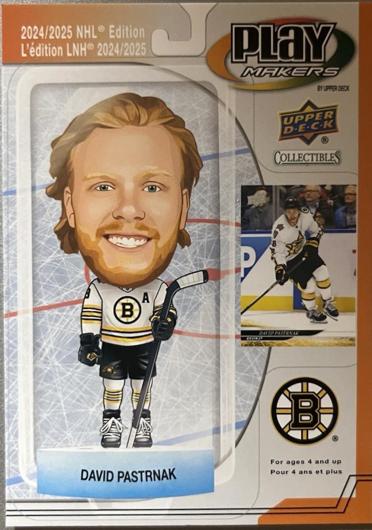 David Pastrnak #PM-1 Hockey Cards 2024 Upper Deck Playmakers