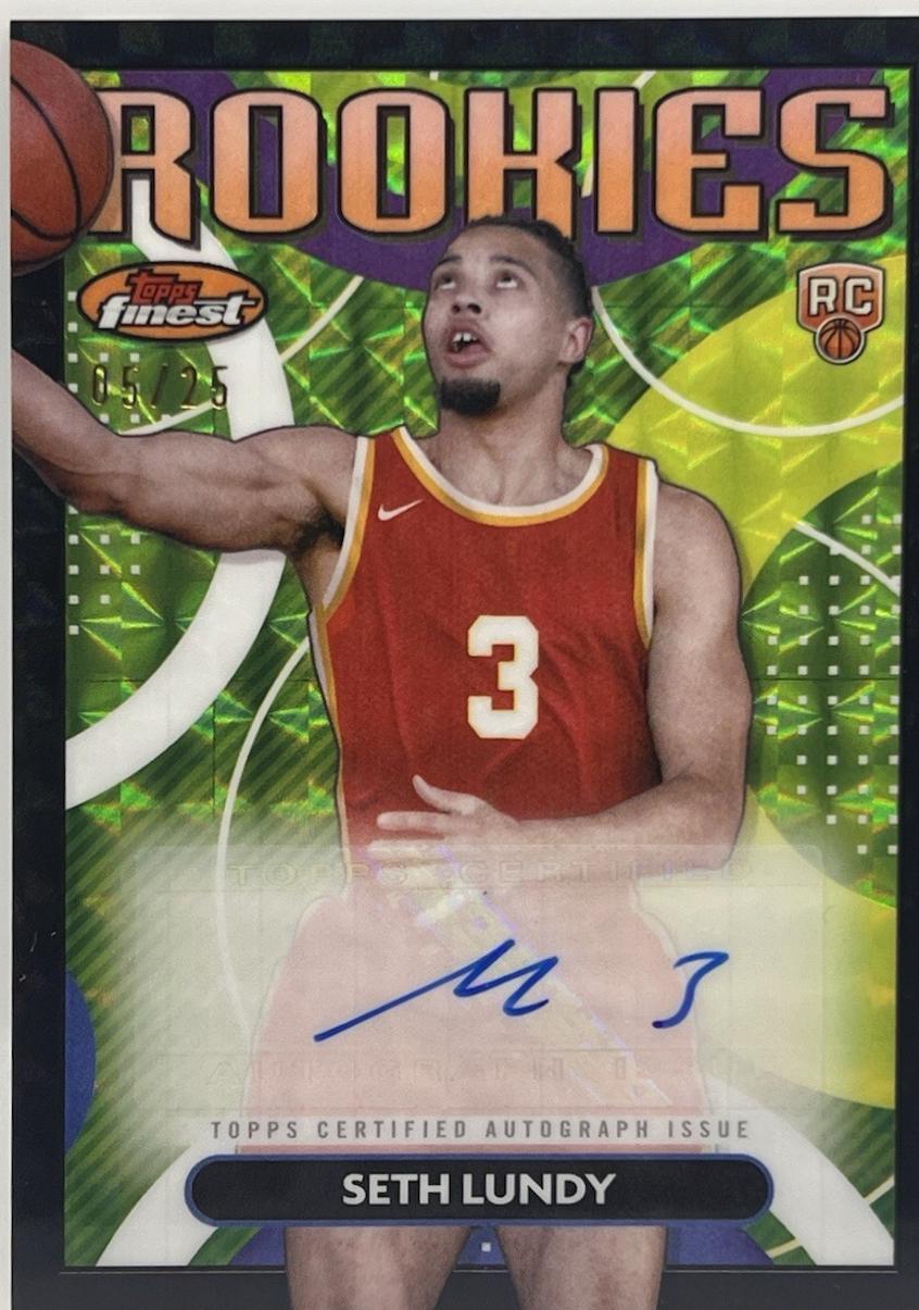 Seth Lundy [Black Refractor] #RFA-SL