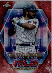 Dansby Swanson [Red] #SMLBC-68 Baseball Cards 2023 Topps Update Stars of MLB Chrome Prices