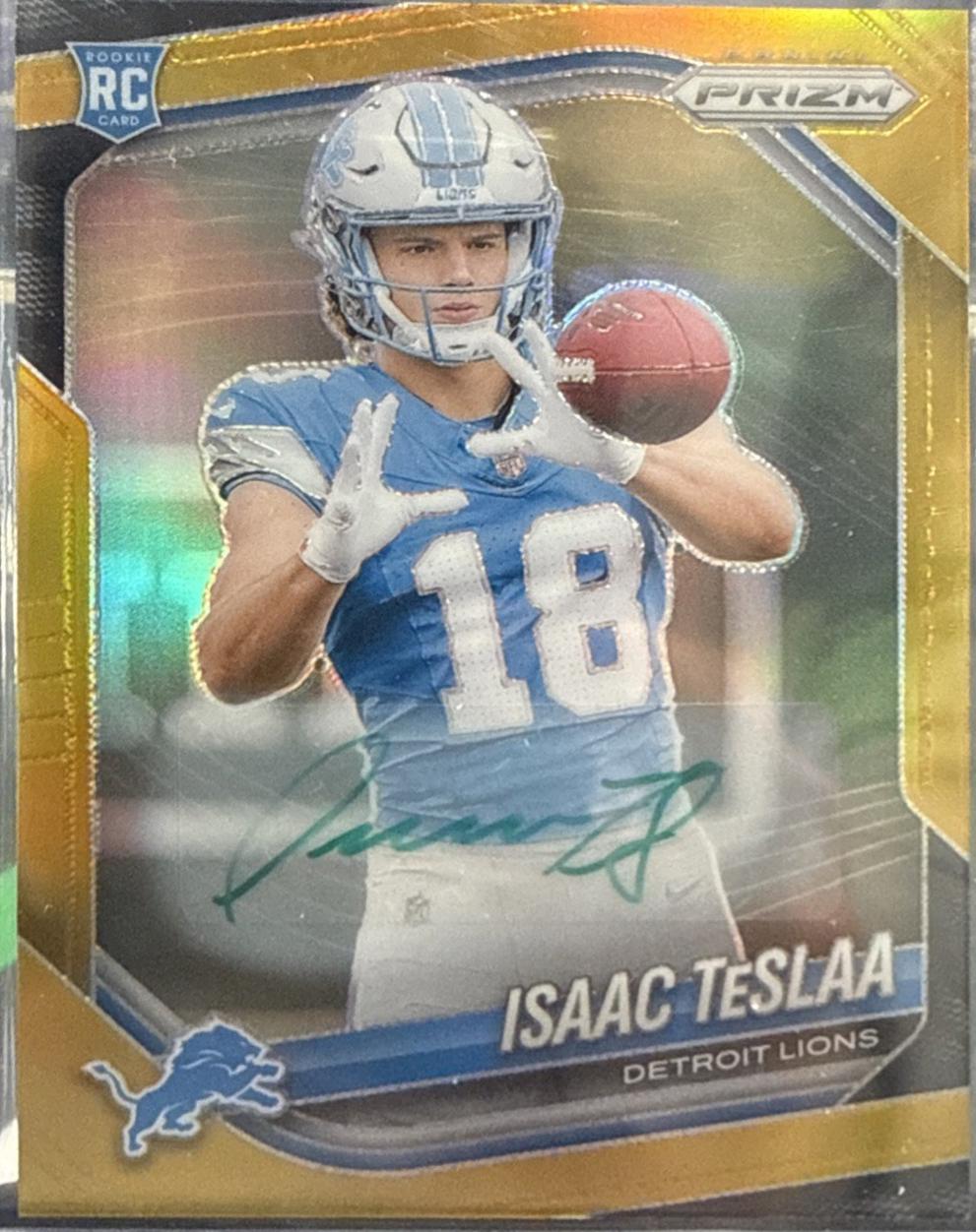 Isaac TeSlaa [Rookie Autograph Gold] #316
