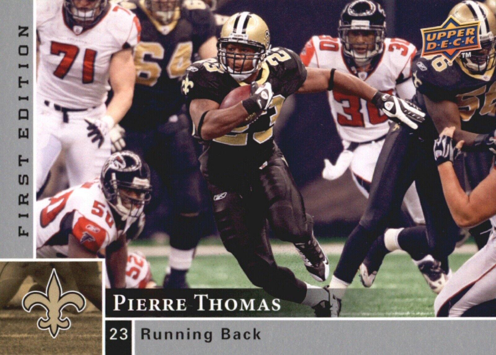 Pierre Thomas #96 Football Cards 2009 Upper Deck First Edition