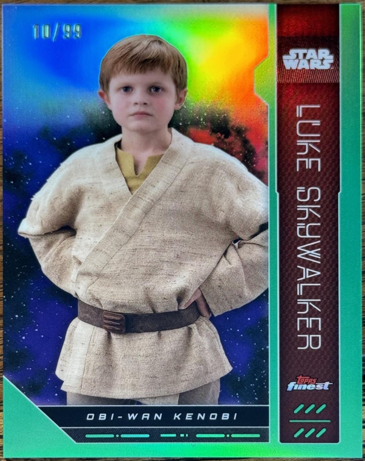 Luke Skywalker [Green Refractor] #FN-46