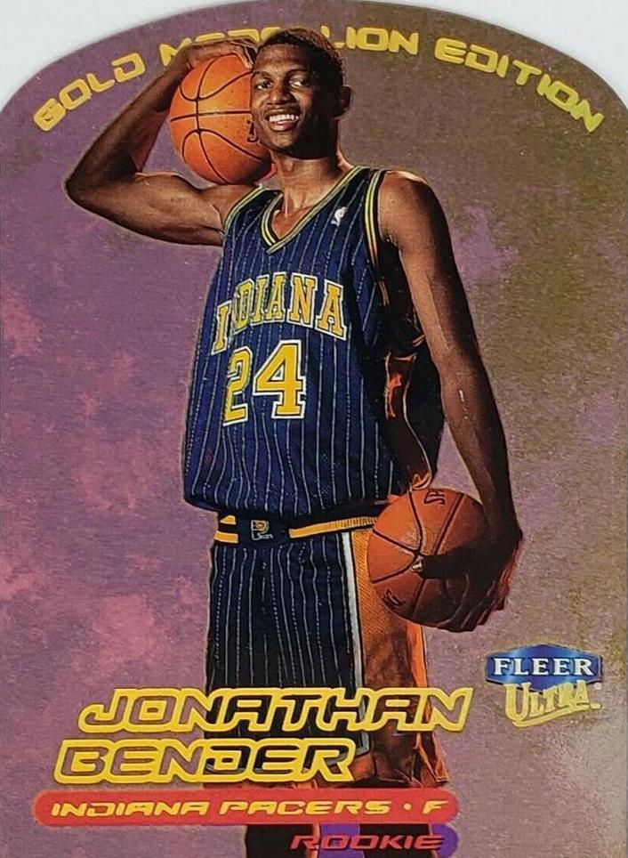 Jonathan Bender #140G Basketball Cards 1999 Ultra Gold Medallion