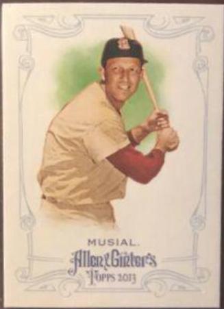Stan Musial #115 Baseball Cards 2013 Topps Allen & Ginter
