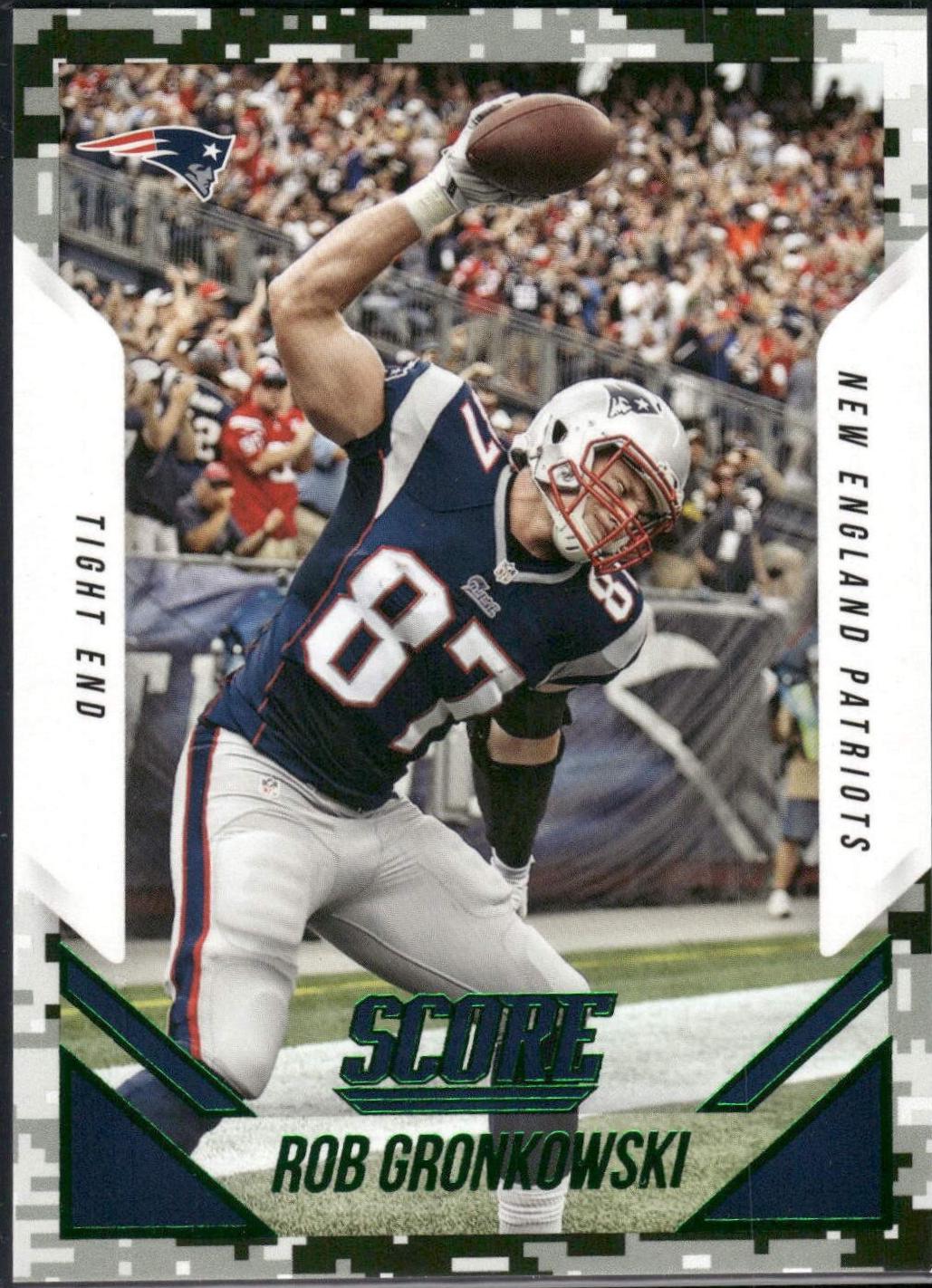 Rob Gronkowski [Spiking Ball Green Camo] #56
