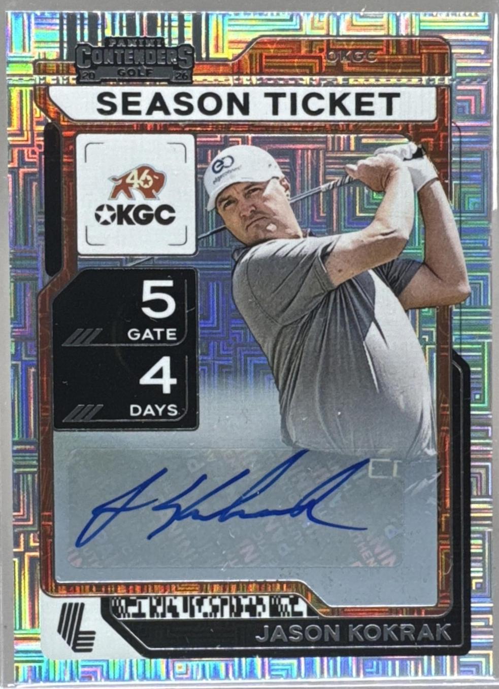 Jason Kokrak #40 2026 Panini Contenders LIV Golf